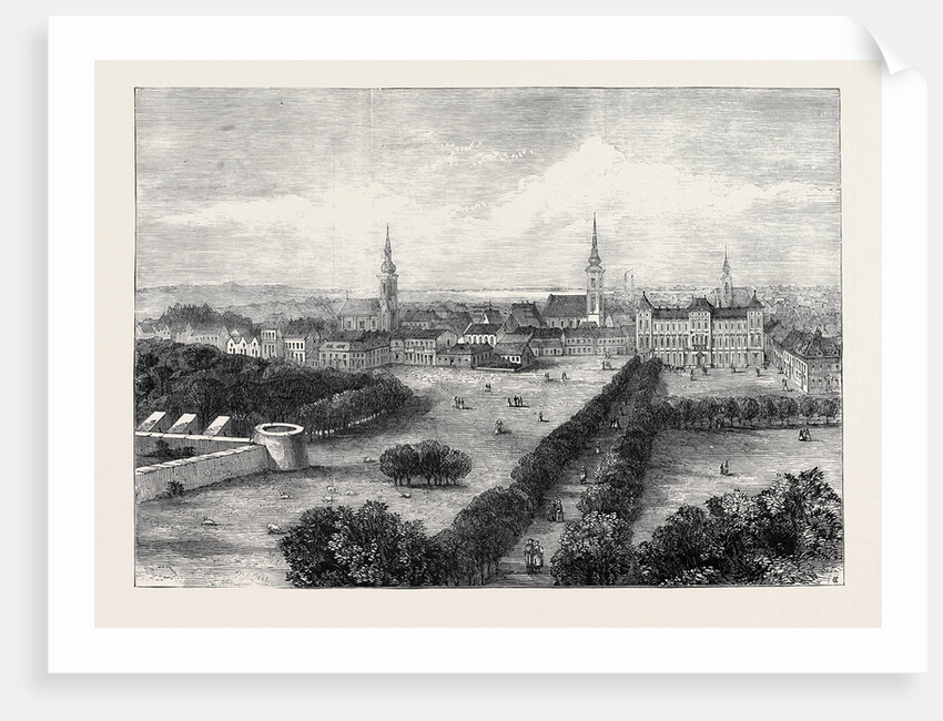 The Great Flood in Hungary: Szegedin Before the Inundation 1879 by Anonymous