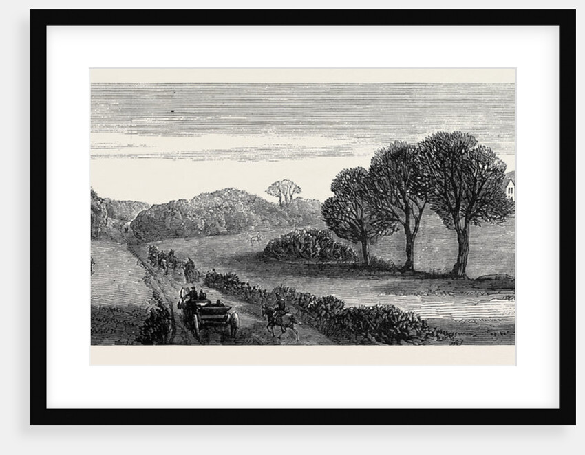 In the Meath Hunting Country: Holywood Rath House Ireland 1879 by Anonymous