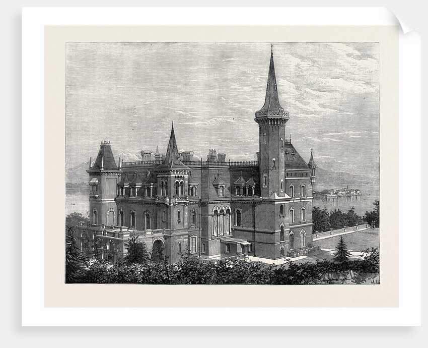 The Queen's Residence in Italy: Villa Clara Lago Maggiore 1879 by Anonymous
