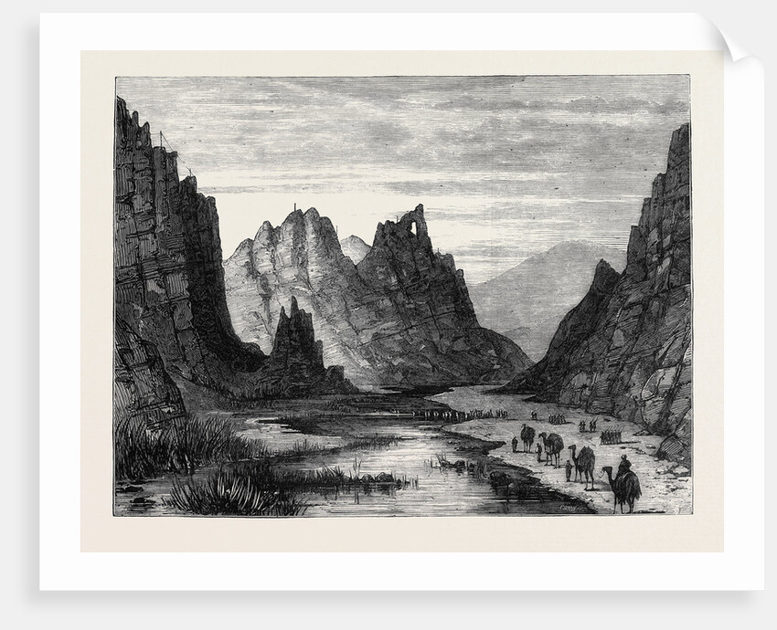 The Afghan War: A View in the Bolan Pass 1879 by Anonymous