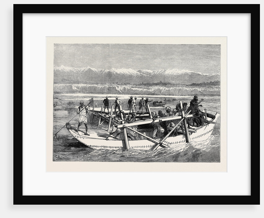 The War in Afghanistan: Bridging the Cabul River Jellalabad 1879 by Anonymous