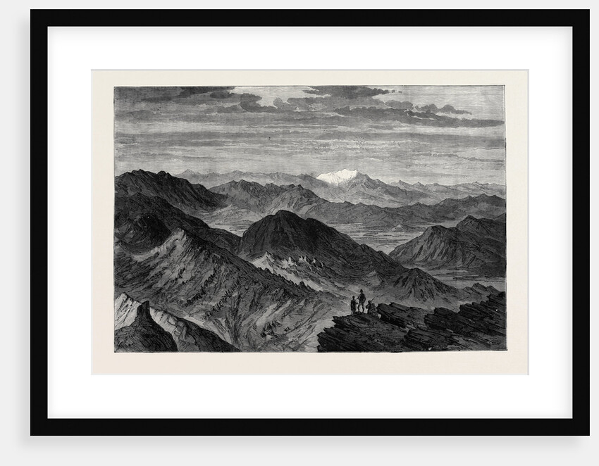 The Afghan War: The Safed Koh Range from the Khoord Khyber 1879 by Anonymous