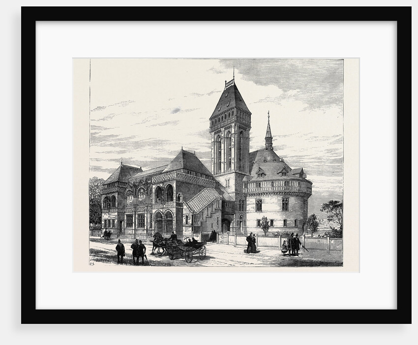 The Shakespeare Memorial Theatre Stratford-on-Avon 1879 by Anonymous