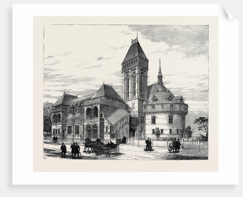 The Shakespeare Memorial Theatre Stratford-on-Avon 1879 by Anonymous