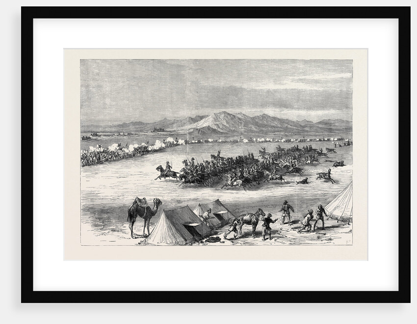 The Afghan War: Attack on General Biddulph's Rear-Guard at Khushk-I-Nakhud Charge of the 3rd Sind Horse 1879 by Anonymous