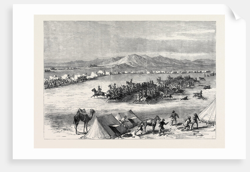 The Afghan War: Attack on General Biddulph's Rear-Guard at Khushk-I-Nakhud Charge of the 3rd Sind Horse 1879 by Anonymous