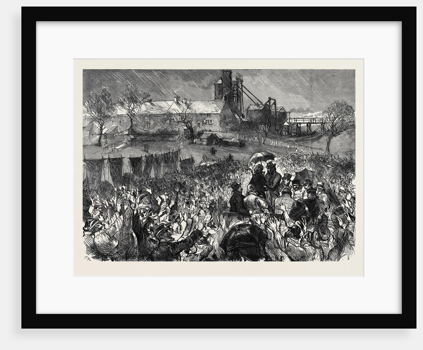The Miners' Strike in Durham: Great Mass Meeting at Twizell in the County of Durham 1879 by Anonymous