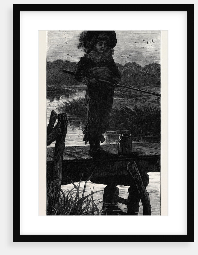 Patience on a Monument. From the Exhibition at the Dudley Gallery 1879 by Anonymous