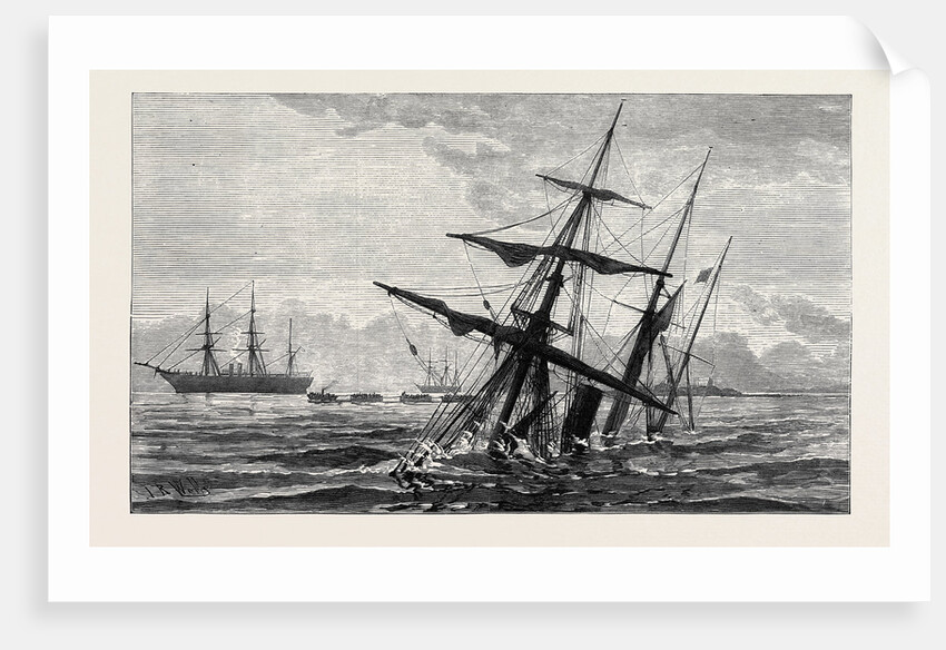 Wreck of the Clyde Transport at the Cape of Good Hope 1879 by Anonymous