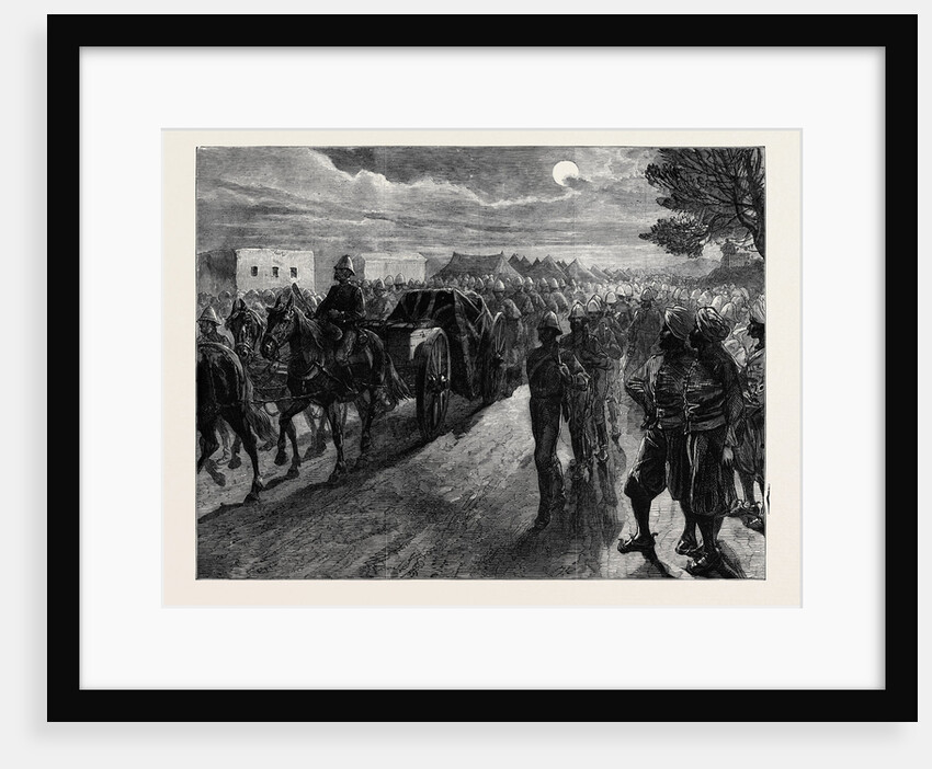 The Afghan War: Funeral of Lieutenant Harford 10th Hussars 1879 by Anonymous