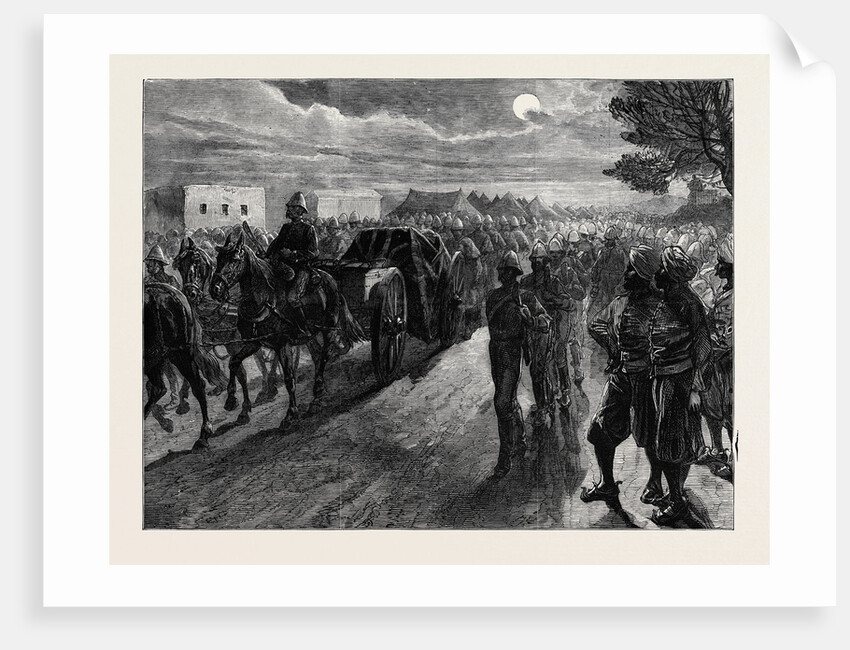 The Afghan War: Funeral of Lieutenant Harford 10th Hussars 1879 by Anonymous