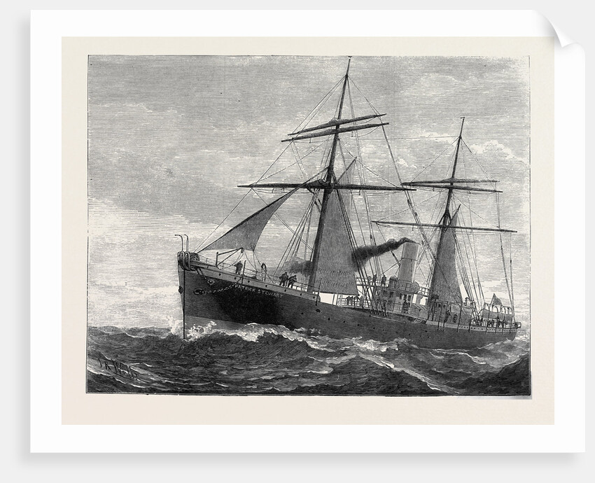 The New Indian Telegraph-Ship Patrick Stewart 1879 by Anonymous