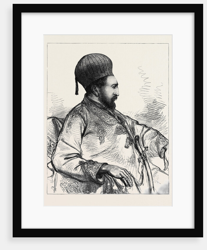 The Ameer Mahomed Yakoob Khan Wali of Cabul Ruler of Afghanistan 1879 by Anonymous