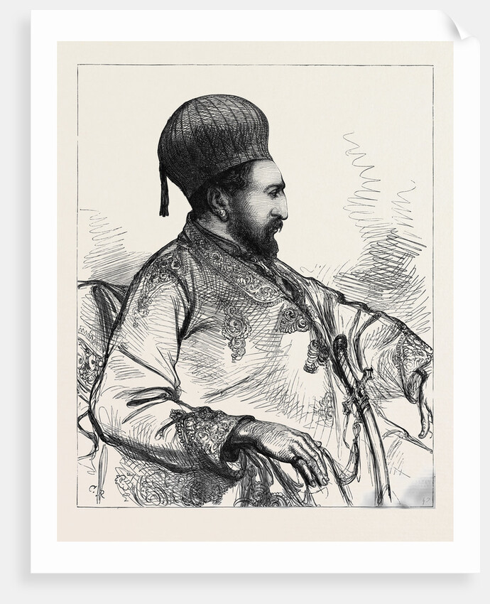 The Ameer Mahomed Yakoob Khan Wali of Cabul Ruler of Afghanistan 1879 by Anonymous