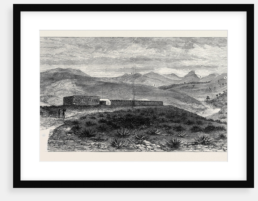The Zulu War: Fort Melvill Near Isandhlwana by Anonymous