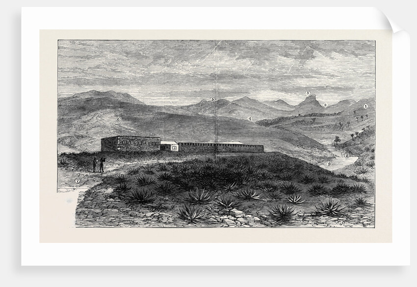 The Zulu War: Fort Melvill Near Isandhlwana by Anonymous