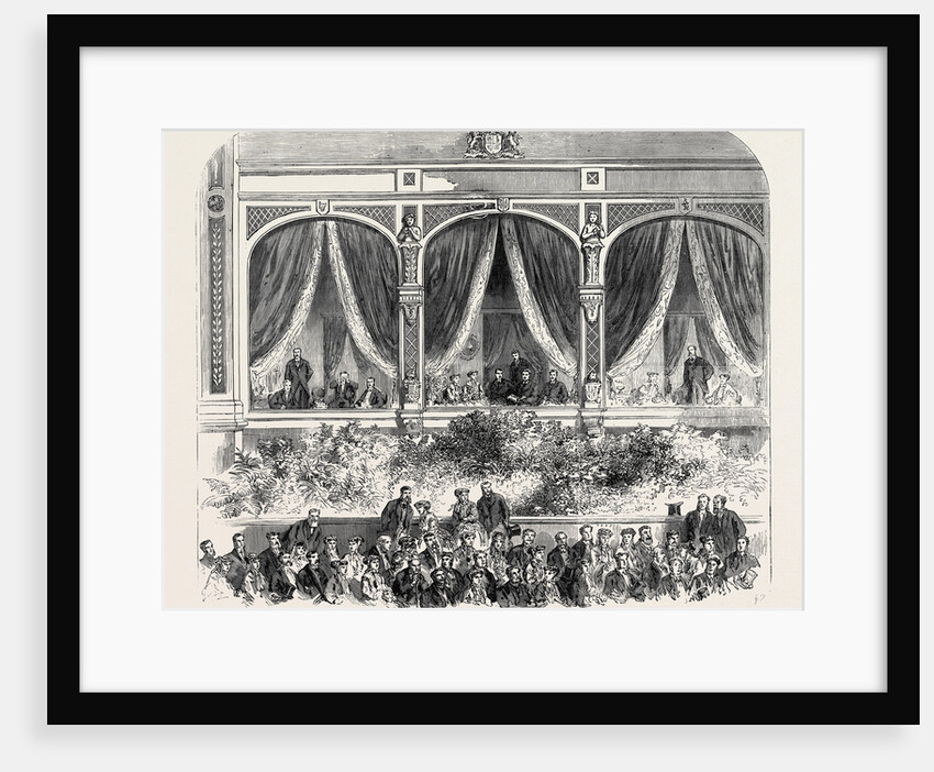 Grand Concert at the Crystal Palace: The Royal Box 1867 by Anonymous