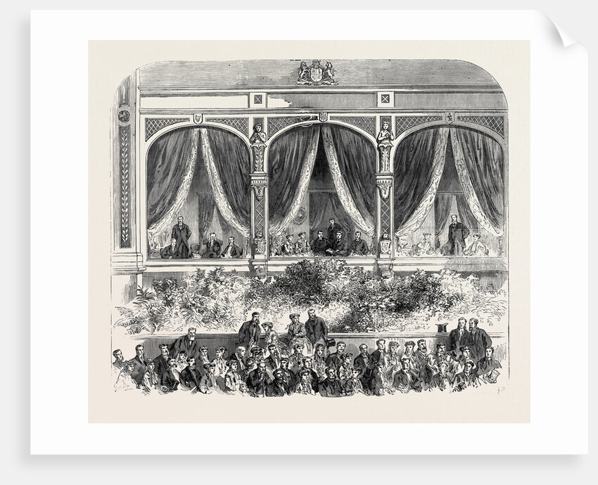 Grand Concert at the Crystal Palace: The Royal Box 1867 by Anonymous