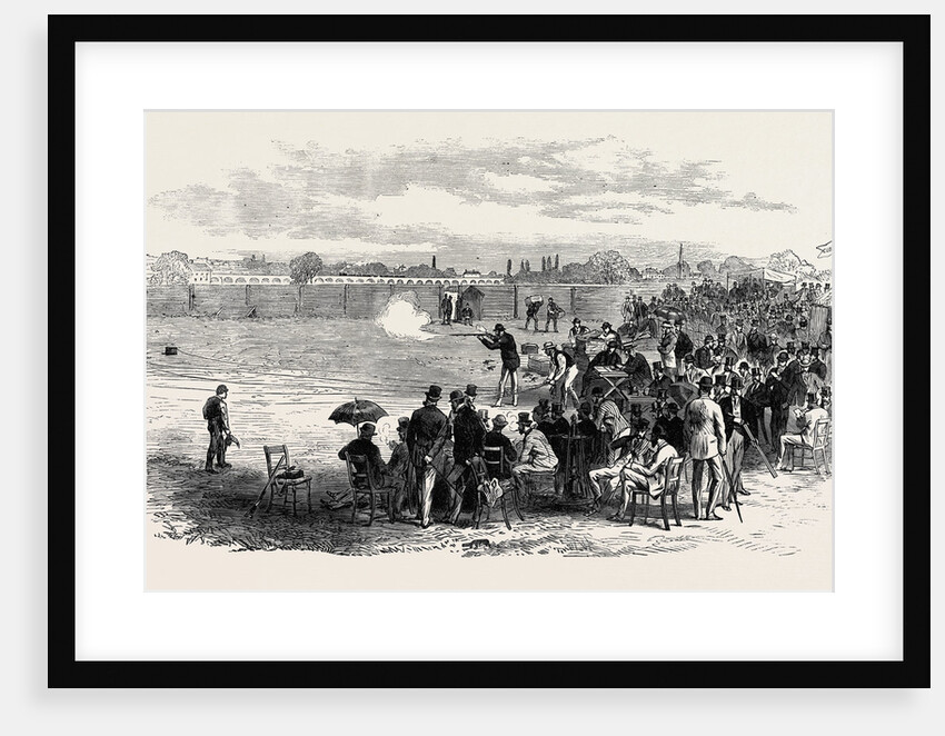 The Gun Club Competing for the Challenge Vase at Shepherd's Bush London UK 1867 by Anonymous