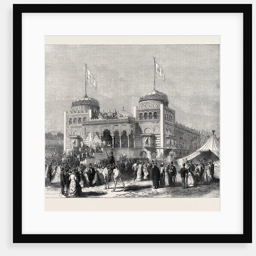 Palace of the Bey of Tunis 1867 by Anonymous