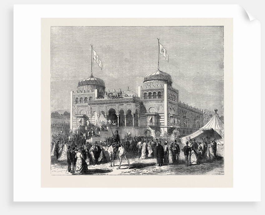 Palace of the Bey of Tunis 1867 by Anonymous