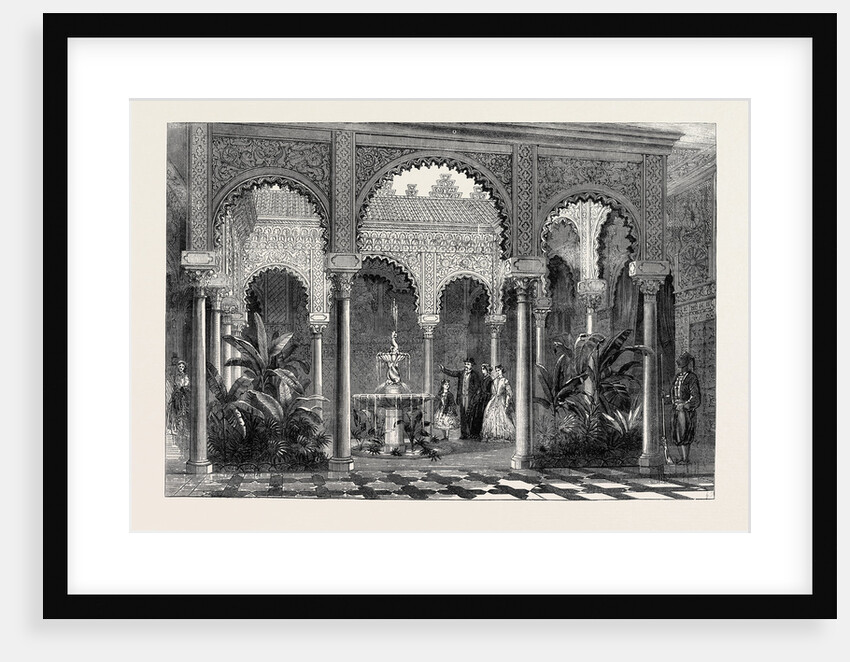 Interior of the Palace of the Bey of Tunis by Anonymous
