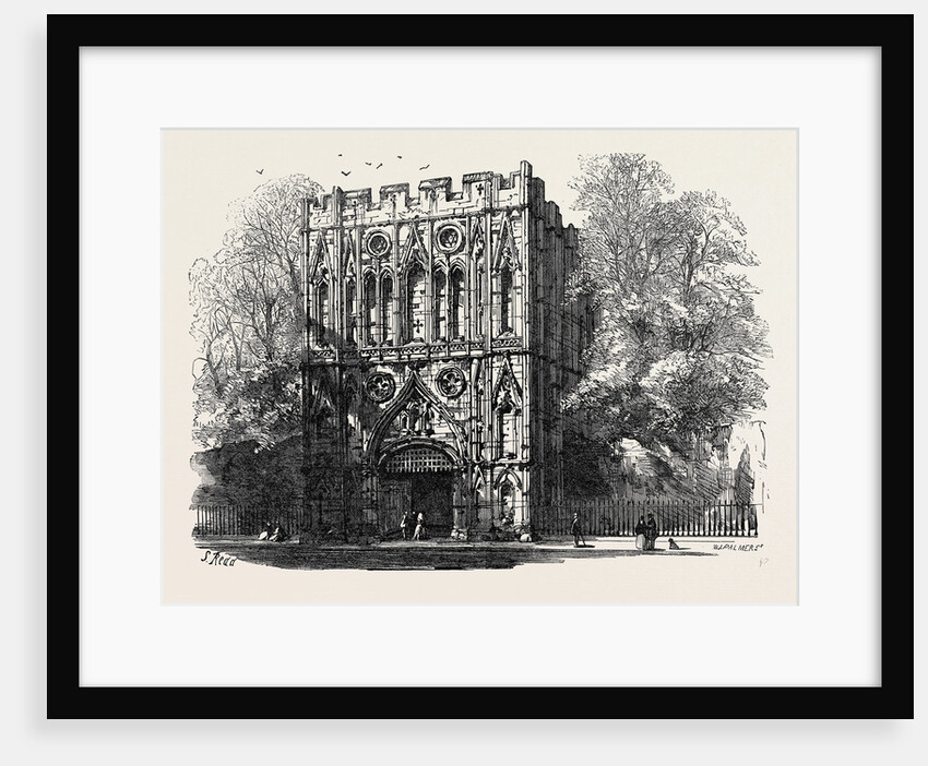 Bury St. Edmunds: The Abbey Gate 1867 by Anonymous