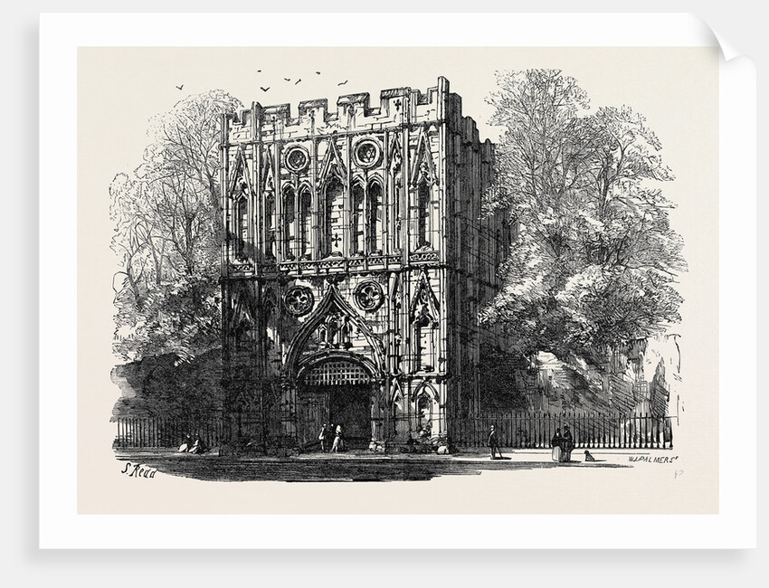 Bury St. Edmunds: The Abbey Gate 1867 by Anonymous