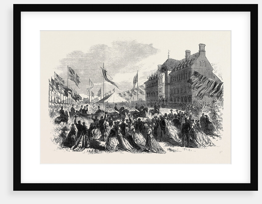 Opening of the International College by the Prince of Wales: Arrival of His Royal Highness 1867 by Anonymous