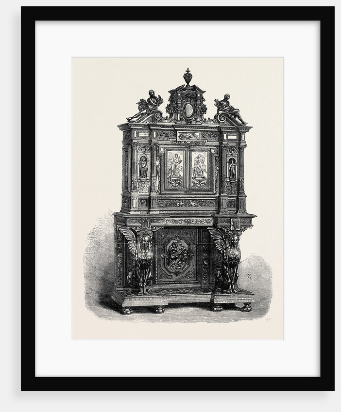 The Paris International Exhibition: Sideboard Exhibited by M. Fourdinois France 1867 by Anonymous