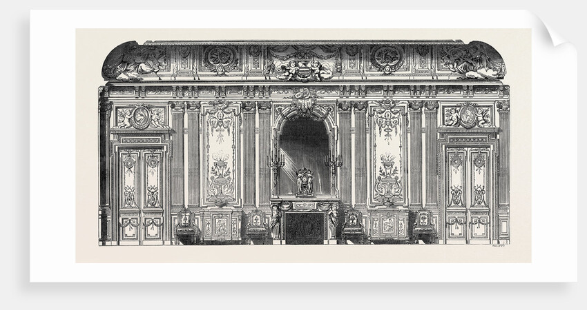 The Paris International Exhibition: Design for Wall Decorations France 1867 by Anonymous