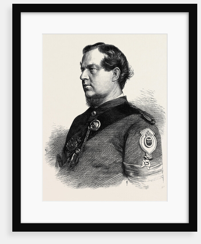 Sergeant Lane 1st Gloucester Rifle Volunteers Winner of the Queen's Prize and Gold Medal at Wimbledon UK 1867 by Anonymous
