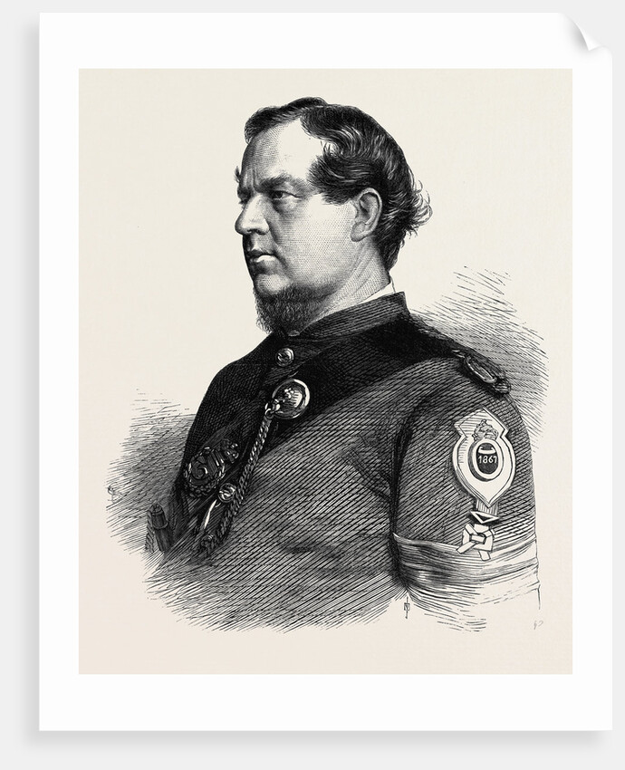Sergeant Lane 1st Gloucester Rifle Volunteers Winner of the Queen's Prize and Gold Medal at Wimbledon UK 1867 by Anonymous