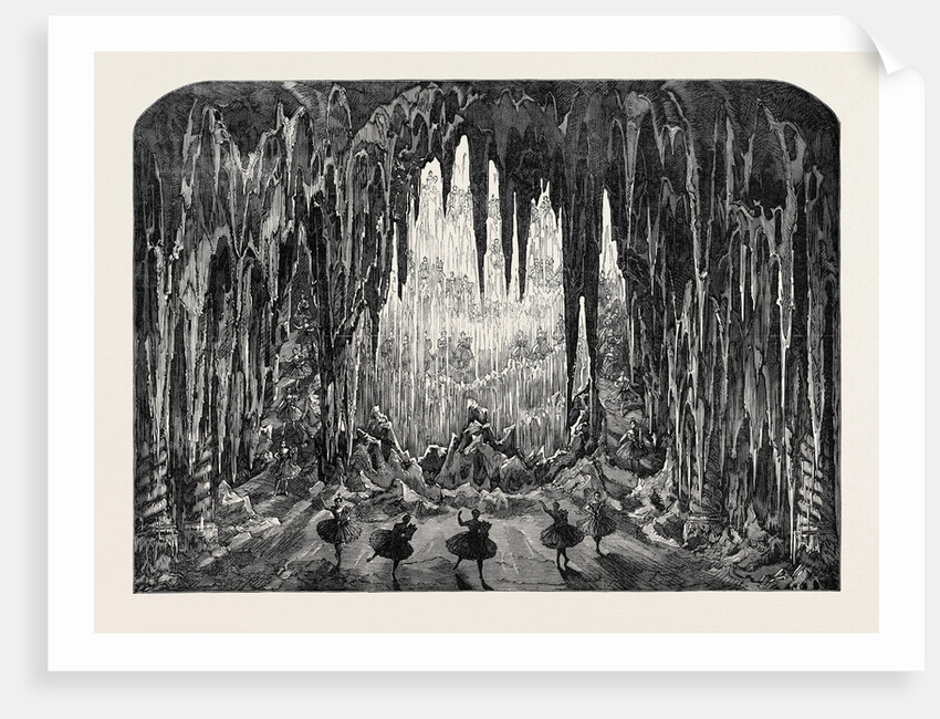 The Caverns of Ice at the Alhambra Leicester Square London UK 1867 by Anonymous