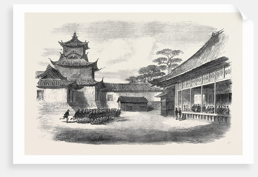 A Visit to the Tycoon of Japan: A Detachment of the 9th Regiment the Infantry Guard of the British Legation Reviewed Before the Tycoon 1867 by Anonymous