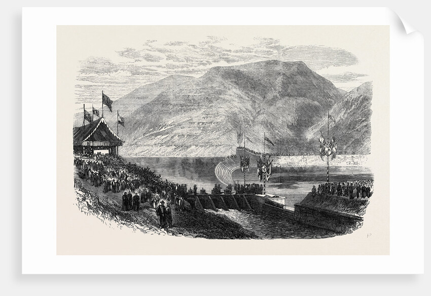 Opening of the Henares Canal of the Iberian Irrigation Company in Spain 1867 by Anonymous