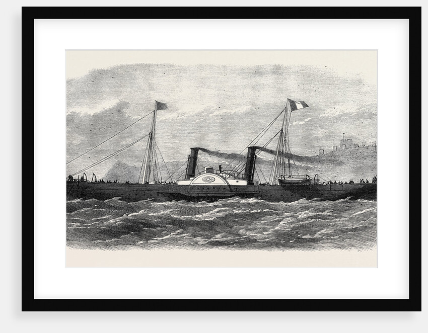 The Louise Marie Ostend and Dover Packet-Boat 1867 by Anonymous