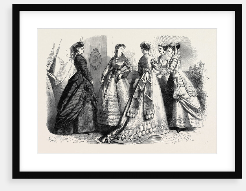 Paris Fashions for October France 1867 by Anonymous