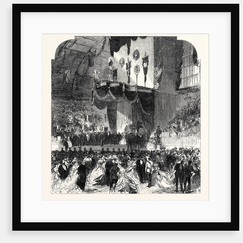National Volunteer Ball at the Agricultural Hall: The Grand Dais 1867 by Anonymous