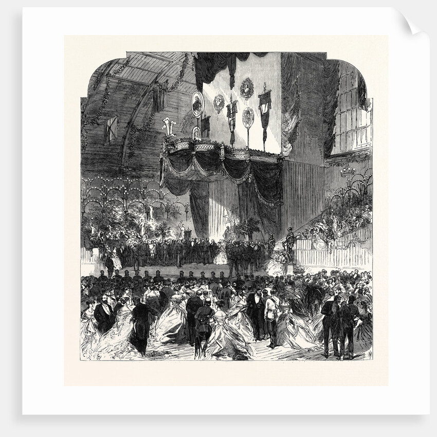 National Volunteer Ball at the Agricultural Hall: The Grand Dais 1867 by Anonymous