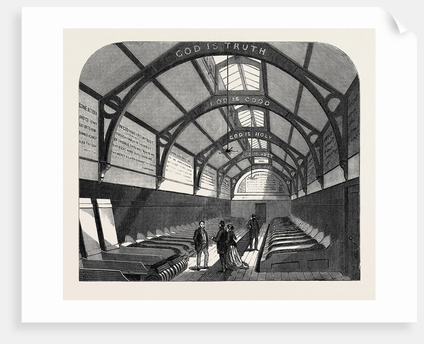 New Ward for the Casual Poor at Marylebone Workhouse London UK 1867 by Anonymous