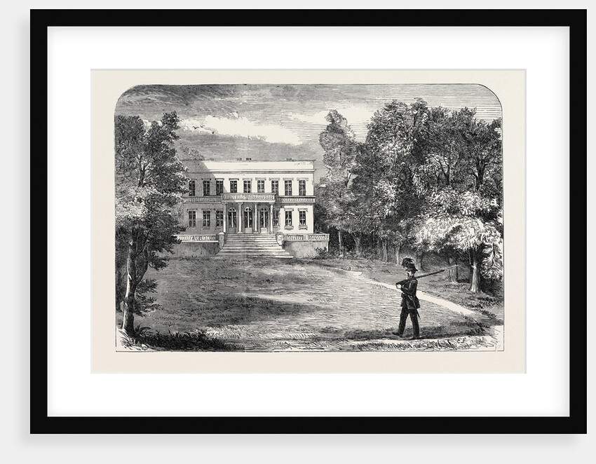 Tervueren Near Brussels the Residence of the Empress Charlotte of Mexico Belgium 1867 by Anonymous