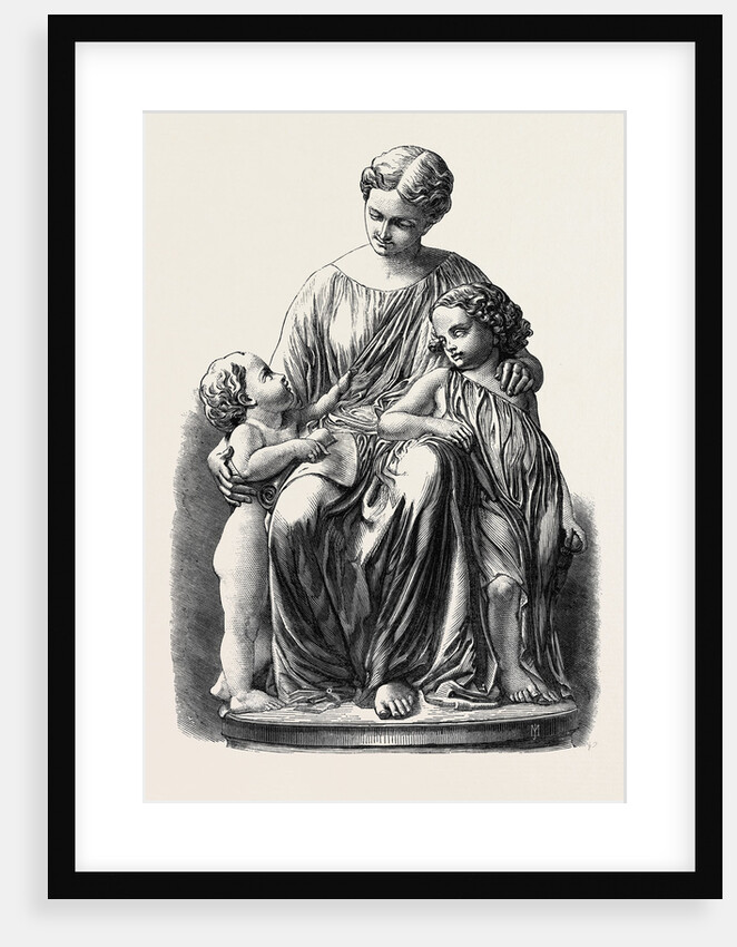 The Paris International Exhibition: Group in Marble La Mere, France 1867 by Anonymous