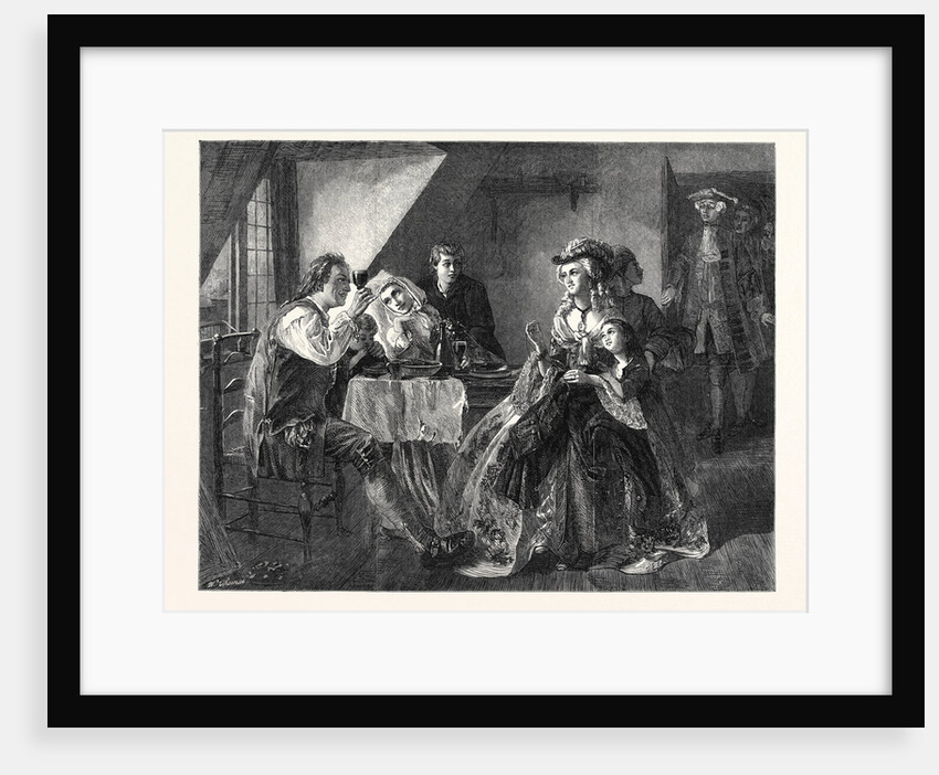 Peg Woffington's Visit to Triplet, in the Paris International Exhibition France 1867 by Anonymous
