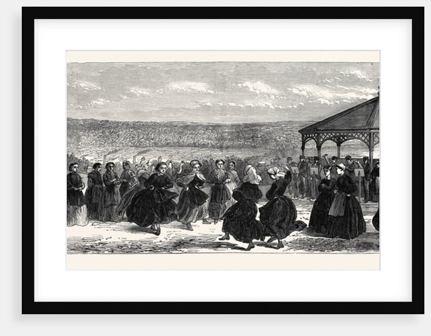 The Asylum for Criminal Lunatics Broadmoor: The Airing-Court UK 1867 by Anonymous