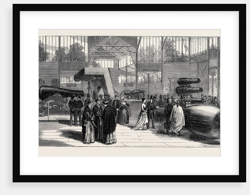 The Paris International Exhibition: Munitions of War Exhibited in the British Section of the Park by Anonymous