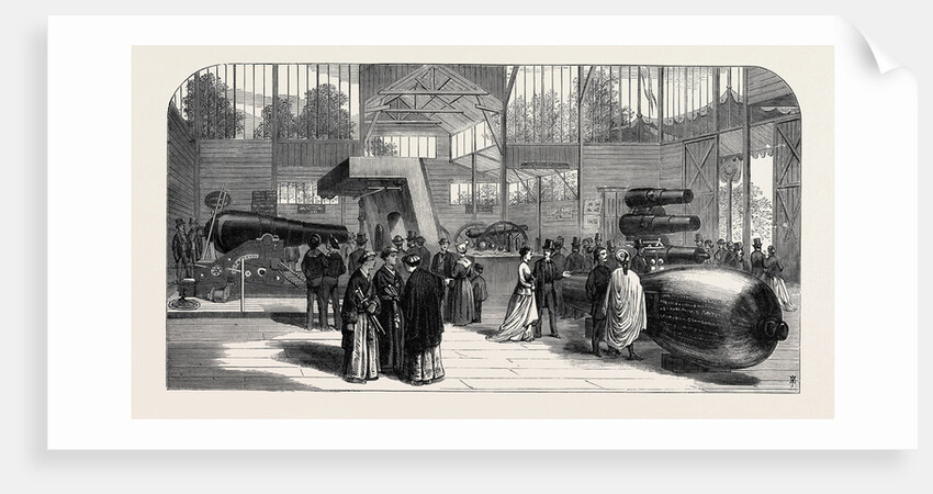 The Paris International Exhibition: Munitions of War Exhibited in the British Section of the Park by Anonymous