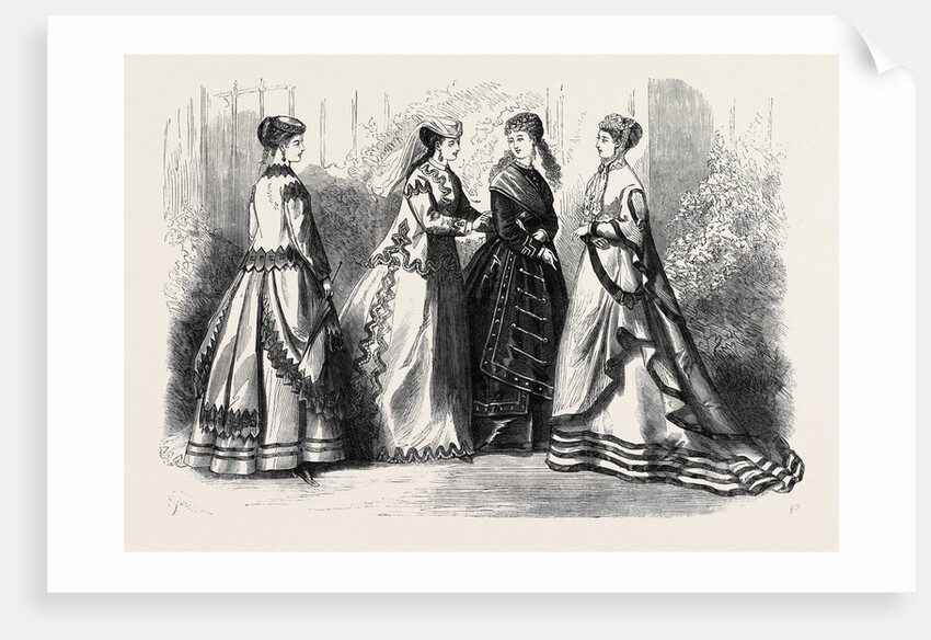 Paris Fashions for September France 1867 by Anonymous