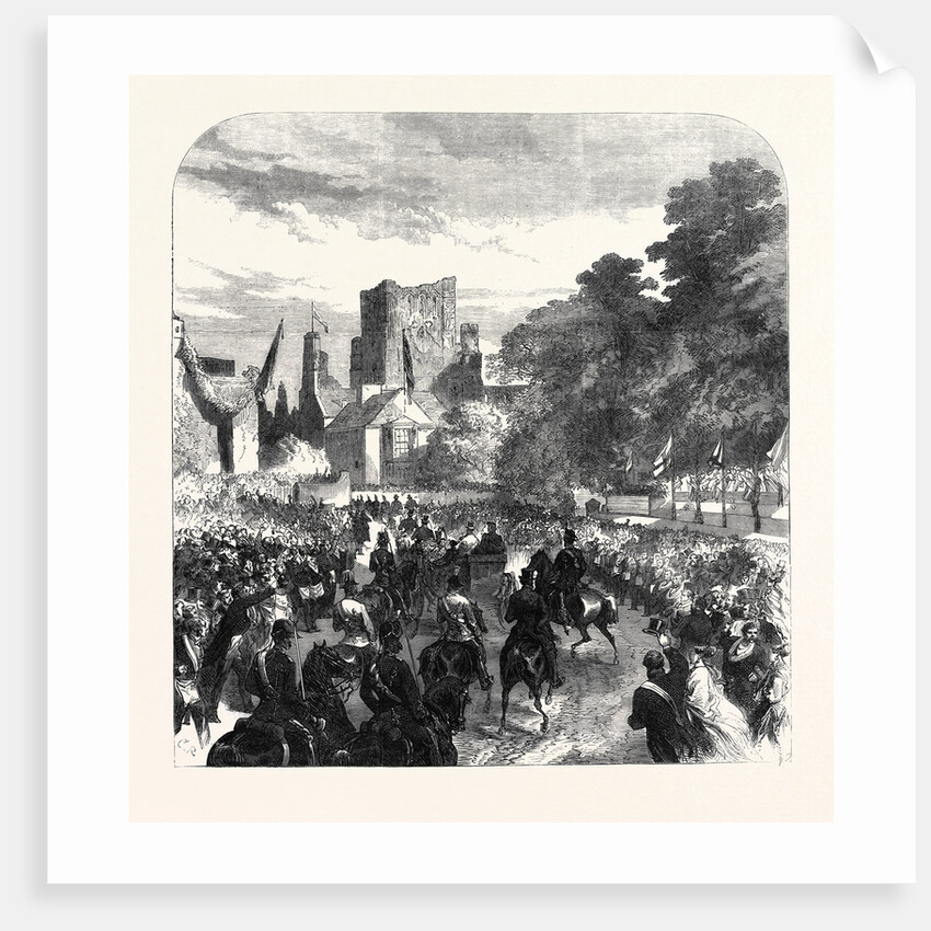 The Queen's Visit to the Scottish Border: Her Majesty's Entry Into Kelso UK 1867 by Anonymous
