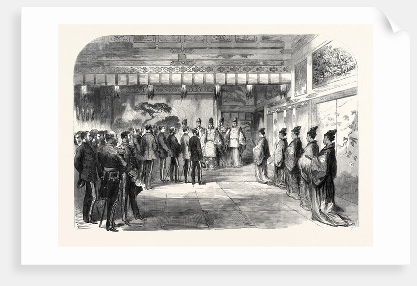 Official Reception of Sir Harry Parkes by the Tycoon of Japan at Osaka 1867 by Anonymous